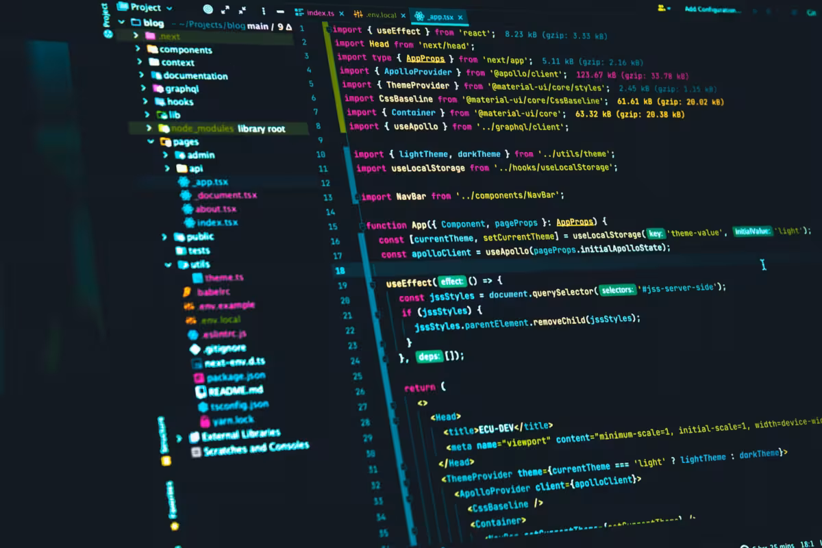 Fullstack-Entwicklung und technische Umsetzung individueller Web- und Softwarelösungen
